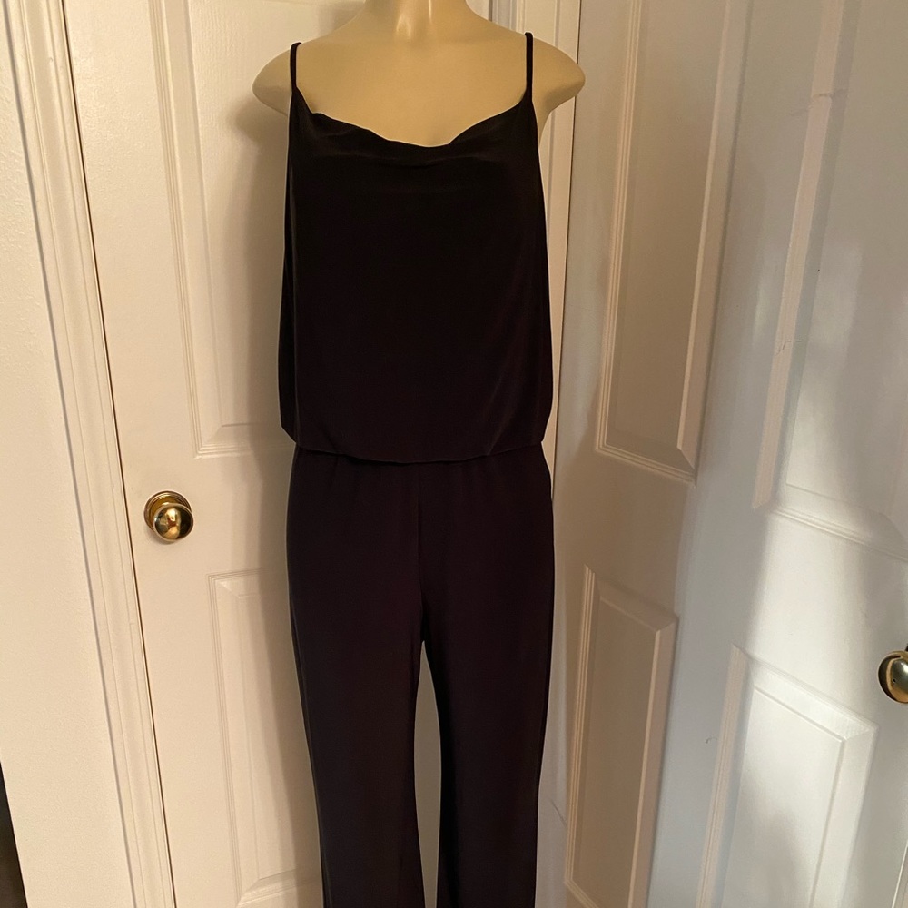 Laundry by Shelli Segal Black Jumpsuit, size 10